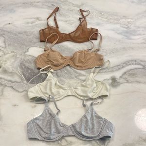 SKIMS 34B Neutral Assortment Bra Bundle